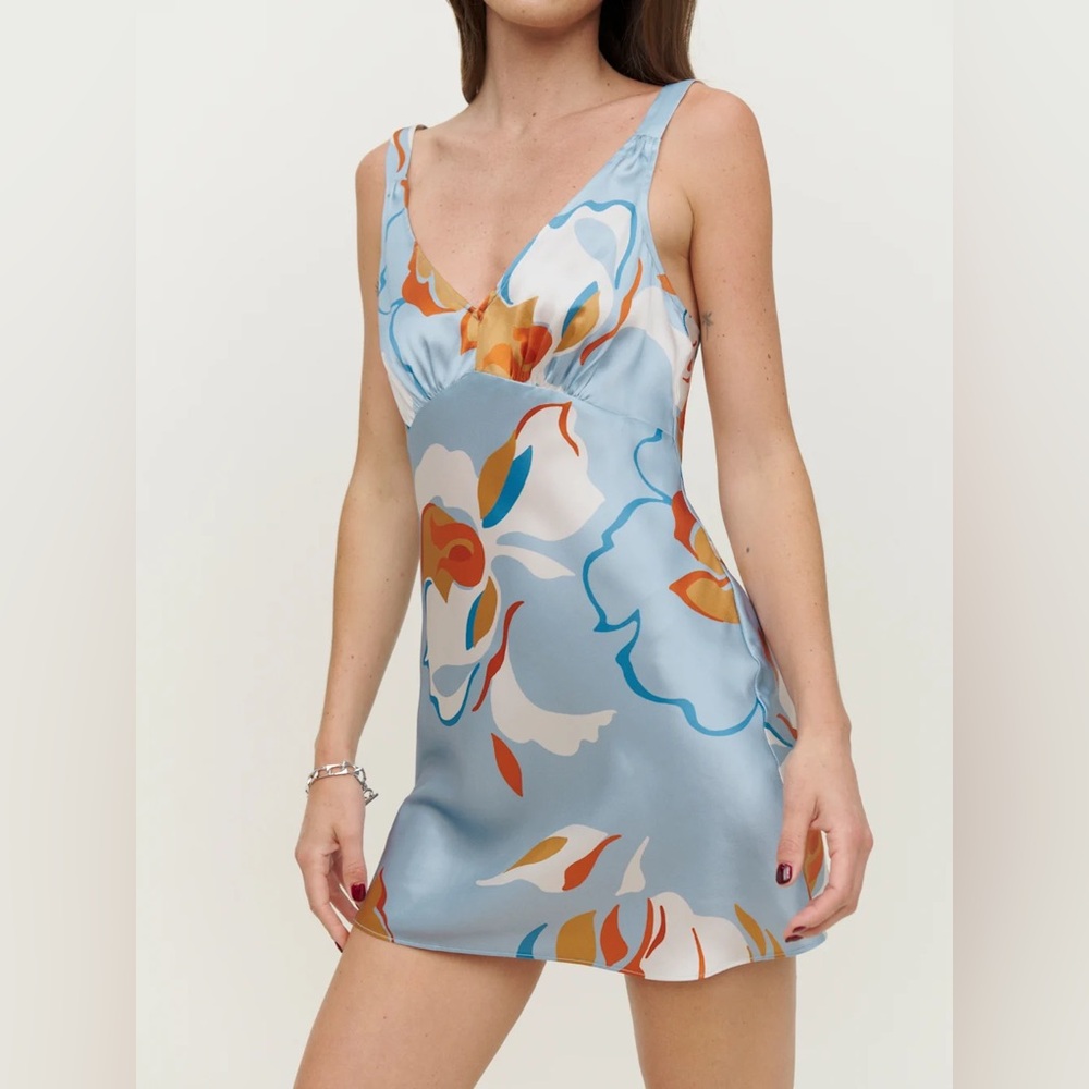 Reformation Ellery silk dress